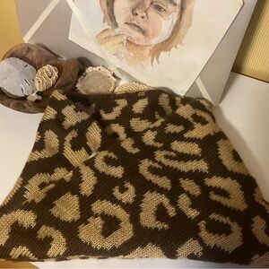 Brown and Cream Animal Print